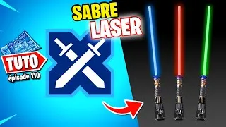 Miniature : SABRE LASER sur FORTNITE CRÉATIF [tuto fr]