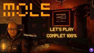 Miniature : ⛏️🌑 MOLE | Let's Play 100% HORREUR | Pas seul sous terre… 👁️