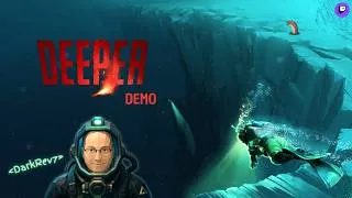 Miniature : 🌊 Découverte de DEEPER | Let's Play DEMO | Quelque chose nous regarde sous l'eau... 🐙😱