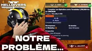 Miniature : Helldivers 2 : Pourquoi on y arrive pas ? (Notre problème)