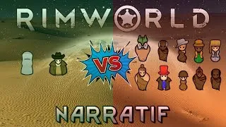 Miniature : Comment repousser un raid en 2 VS 10 ? - Rimworld Let's Play Narratif Episode 21