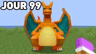 Miniature : 100 JOURS Avec des POKEMON sur Minecraft..