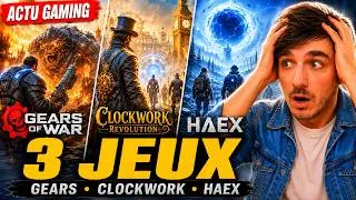 Miniature : GEARS OF WAR E-DAY : DATE + GAMEPLAY ! CLOCKWORK REVOLUTION sort en 2027 - HAEX nouveau JEU COOP