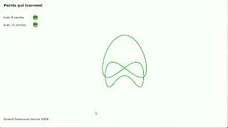 Miniature : Lignes tracées avec des points qui tournent sur des cercles