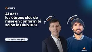 Miniature : AI Act : les étapes clés de mise en conformité selon le Club DPO