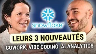 Miniature : On décrypte les grandes news de Snowflake (Cowork, Vibe Coding, AI Analytics)