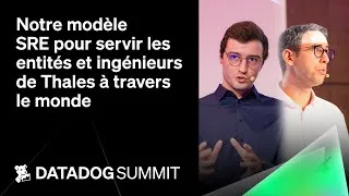 Miniature : Notre modèle SRE pour servir les entités et ingénieurs de Thales à travers le monde