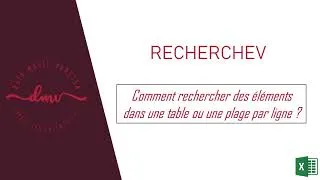 Miniature : Découvrez la puissance de la formule RECHERCHEV d'Excel | Tutoriel avec DataMagicVanessa