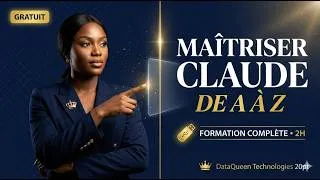 Miniature : 🏆 Claude IA : De débutant à expert en 2 heures | Formation gratuite 2026