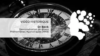 Miniature : Hypnose historique : Démonstration de divers phénomènes hypnotiques par le Dr Beck (1949)