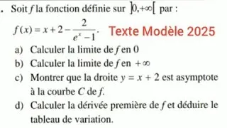 Miniature : Analyse// Correction Bacc 2025.📚