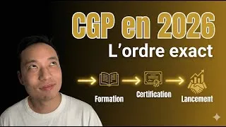 Miniature : Devenir CGP en 2026 : l'ordre exact qui marche