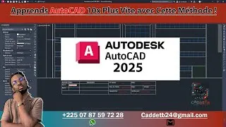 Miniature : Comment Maîtriser AutoCAD Rapidement (Même en Partant de Zéro)