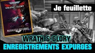 Miniature : FEUILLETAGE : JDR Wrath & glory enregistrements expurgés
