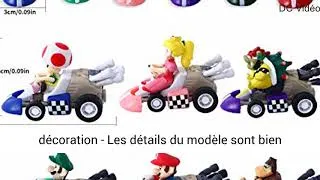 Miniature : YNK 6 pcs/Set Mario Karts Jouet, Super Mario Figurine Mini-véhicule, Super Mario Figures Toy