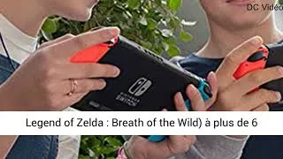 Miniature : Nintendo Switch avec paire de Joy-Con Rouge Néon et Bleu Néon