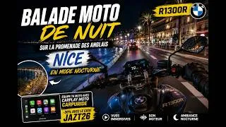 Miniature : Balade moto de nuit sur la Promenade des Anglais | Nice en mode nocturne