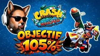 Miniature : VOD ▶ [EP.2/3] 🍎OBJECTIF : 105% 🍎 | CRASH BANDICOOT 3 : WARPED |