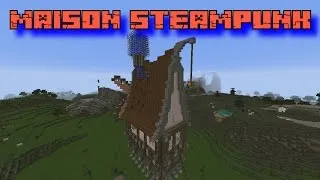 Miniature : Timelapse Construction Maison style Steampunk  | Minecraft Fr.