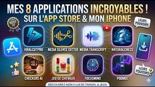 Miniature : Mes applications secrètes enfin dévoilées ! IA d’échecs, autocut vidéo, transcription audio…