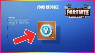 Miniature : COMMENT PROGRESSER RAPIDEMENT ET GAGNER DES VBUCK GRATUITEMENT SUR FORTNITE SAUVER LE MONDE