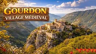 Miniature : 138 - L'Incroyable village médiéval de GOURDON perché sur une montagne