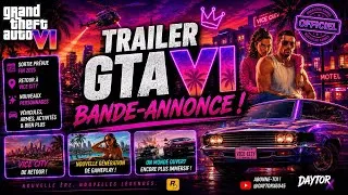 Miniature : 🔥Officiel GTA VI / Trailer, Bande annonce 🔥