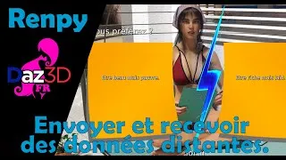 Miniature : Renpy : Envoyer et recevoir des données sur une url distante. Collecte de données. Python script.