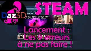 Miniature : STEAM : Ne ratez pas votre lancement ! Les 9 erreurs à éviter !
