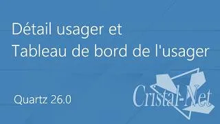 Miniature : Tutoriel – Détail usager et Tableau de bord de l'usager (26.0)