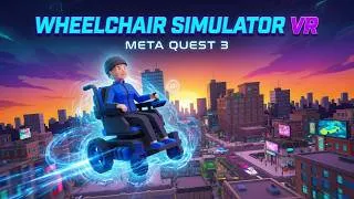 Miniature : Découverte VR : Wheelchair Simulator (Meta Quest) En fauteuil roulant ...