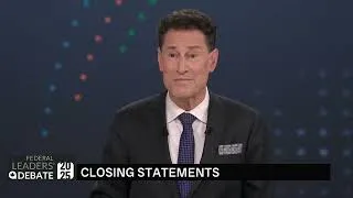 Miniature : Leaders make closing remarks | Federal leaders' debate 2025