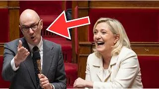 Miniature : Lescure osait PROVOQUER le RN... Amblard le PULVÉRISE, Le Pen EXPLOSE de rire !