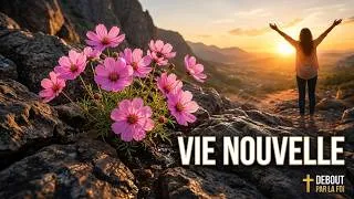 Miniature : Fleurs Parmi Les Rochers