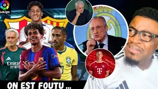Miniature : 🚨 ÇA CHAUFFE DÉJÀ ENTRE MOURINHO ET FLORENTINO PÉREZ—LAMINE YAMAL—JJ GABRIEL- DANI OLMO AU BAYERN