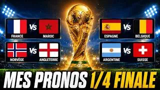 Miniature : MES PRONOSTICS COUPE DU MONDE 1/4 DE FINALE !