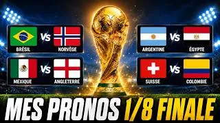 Miniature : MES PRONOSTICS COUPE DU MONDE 1/8EME DE FINALE !