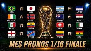 Miniature : MES PRONOSTICS COUPE DU MONDE 1/16EME DE FINALE !