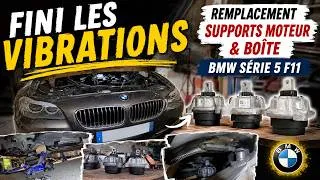 Miniature : Remplacer les supports moteur et boite sur une BMW série 5 F10/F11 à la maison.