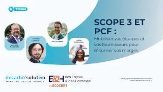 Miniature : Scope 3 & PCF : mobiliser vos équipes et vos fournisseurs pour sécuriser vos marges