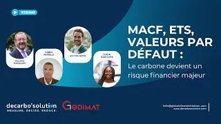 Miniature : MACF, ETS, valeurs par défaut : Le carbone devient un risque financier majeur