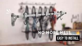 Miniature : DECATHLON SUPPORT MURAL 5 CROCHETS COULISSANTS