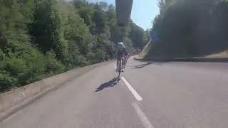 Miniature : POV : Dans la roue de Nicolas Prodhomme à l'avant du peloton sur le Tour de France