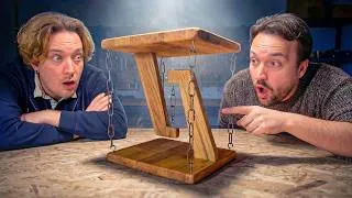Miniature : Cette TABLE a l’air de VOLER ! DIY Tenségrité Ft @lesfrerespoulain