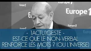Miniature : Est-ce que le NON-VERBAL renforce les MOTS ? (ou l’INVERSE)