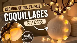 Miniature : 😍 DIY DÉCO en coquillages : Regarde ce que je fais avec de simples coquillages…