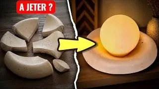 Miniature : Je transforme un plateau cassé en objet DESIGN 😱 (DIY facile & bluffant)