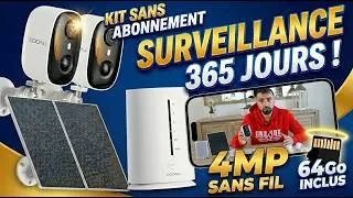 Miniature : Test de la caméra COOAU 4MP solaire : kit 2 caméras sans fil avec stockage local 64 Go