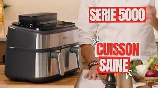 Miniature : Découverte de l'Airfryer Philips Série 5000 : Double Panier et Cuisson Vapeur Innovante