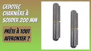 Miniature : AVIS (2026) : Gedotec Charnière à souder 200 mm. DÉTAILS